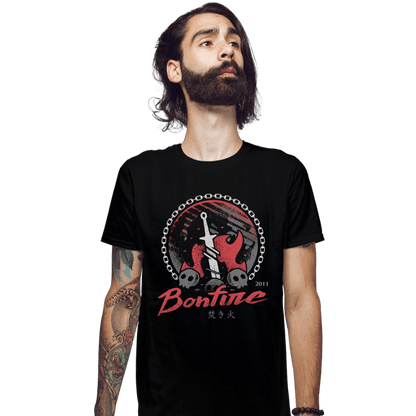 Shirts Fitted Shirts, Mens / Small / Black Bonfire Moonlight