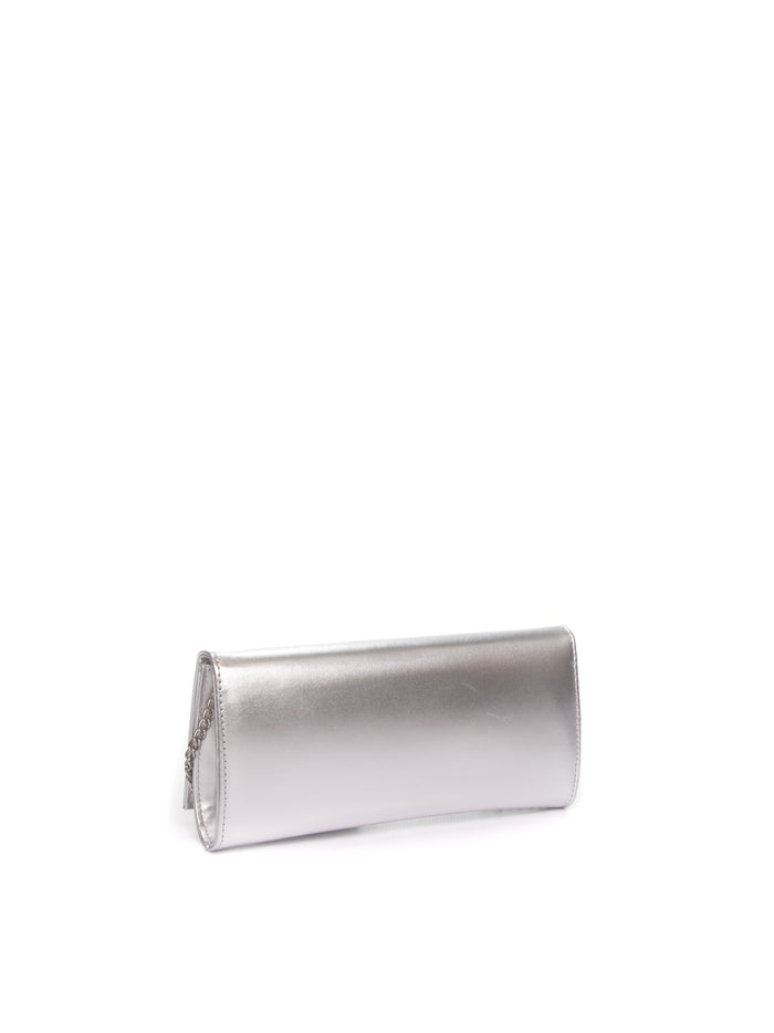 ALBANO borsa mini metal argento A1018 METAL-ARGENTO