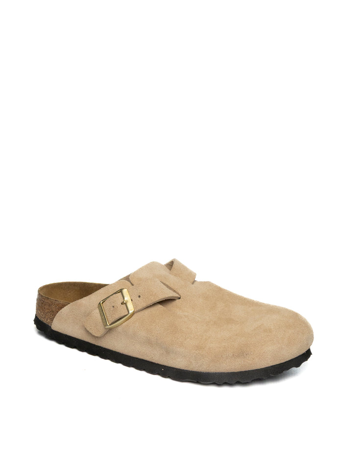 BIRKENSTOCK Boston camoscio beige BOSTON D 1030883-SANDCASTLE