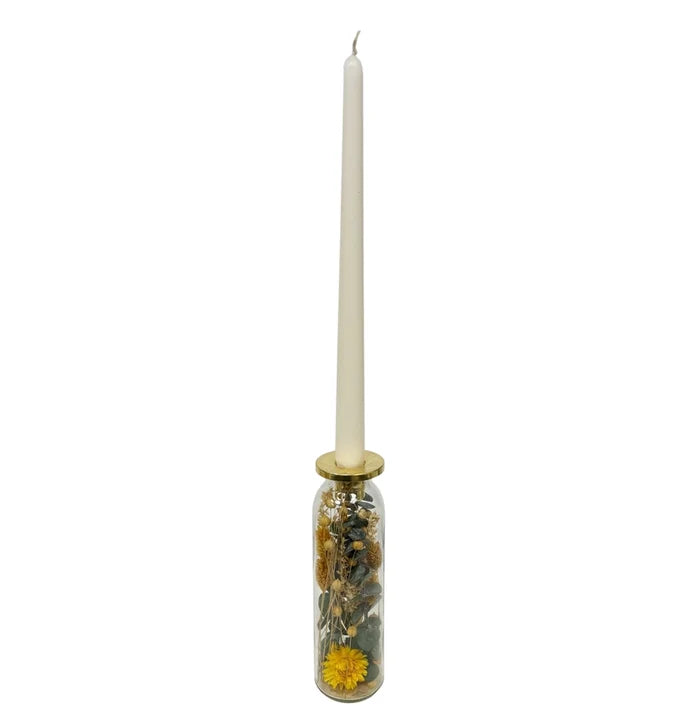 Botanical Taper Candle Holder
