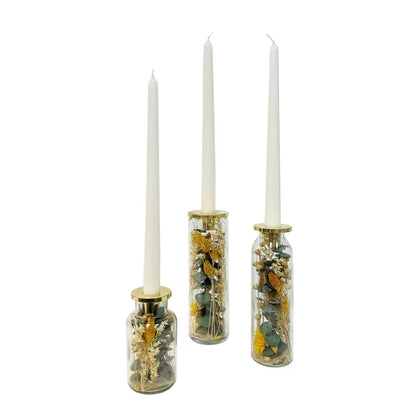 Botanical Taper Candle Holder