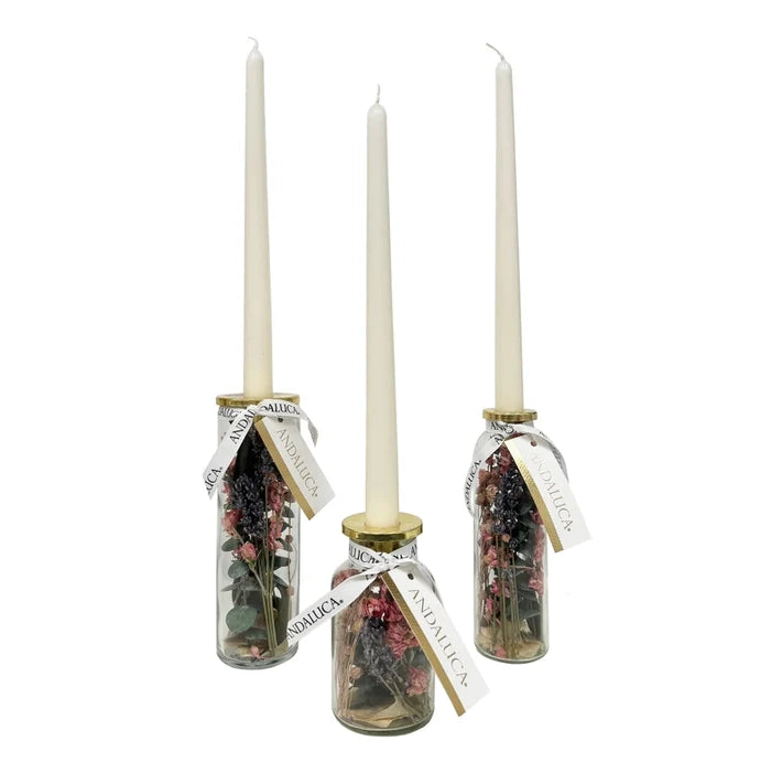 Botanical Taper Candle Holder
