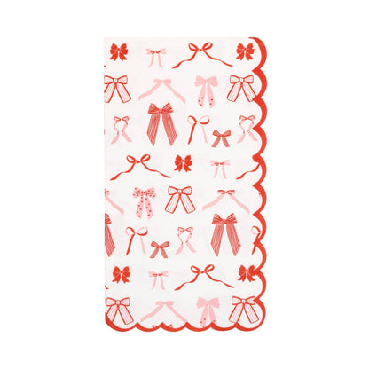 Bow Pattern Dinner Napkin