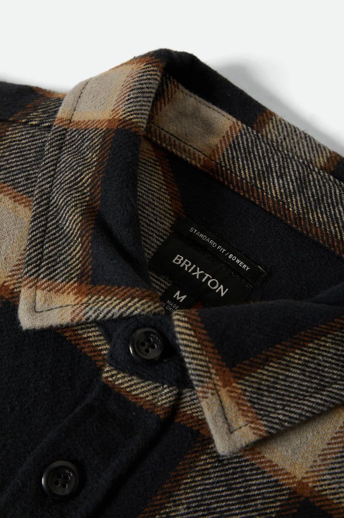 Bowery Heavyweight Flannel - Black/Cream