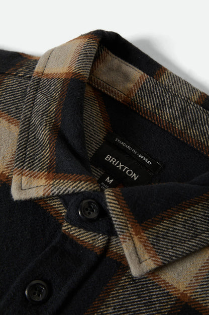 Bowery Heavyweight Flannel - Black/Cream