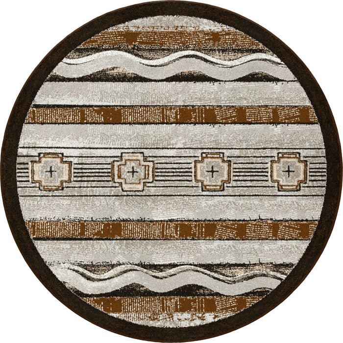 Image of an area rug, Brand New Old School - Earthenware