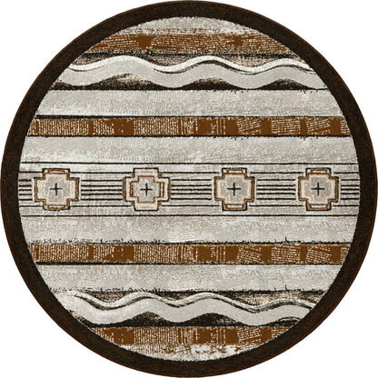 Image of an area rug, Brand New Old School - Earthenware