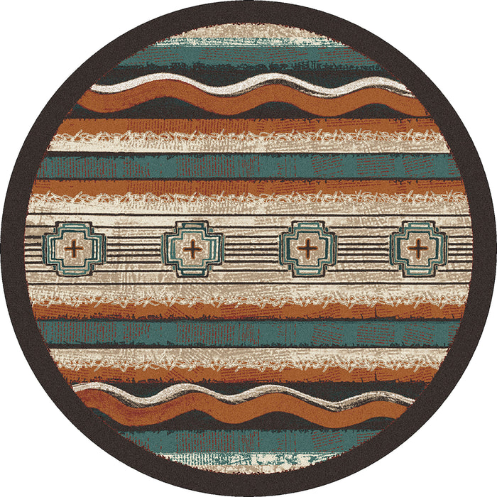 Image of an area rug, Brand New Old School OKA - Buckskin