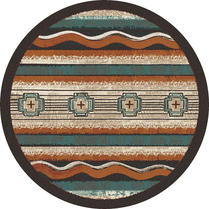 Image of an area rug, Brand New Old School OKA - Buckskin