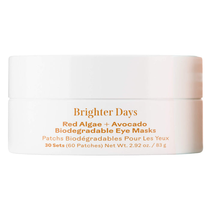 Container of Three Ships Brighter Days Algae/Avocado Biodegradable Eye Mask 30 Sets