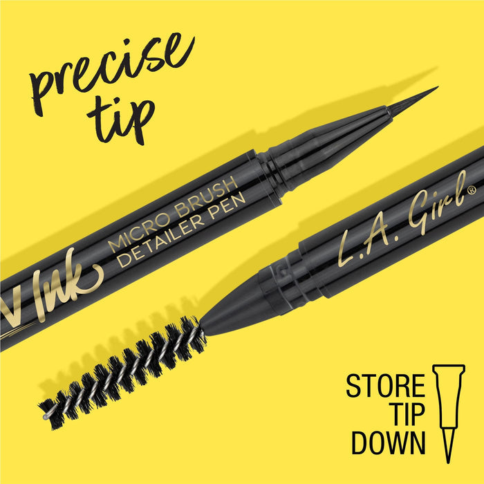 La Girl Cosmetics Eyebrow Product Brow Ink Micro Brush Detailer Pen