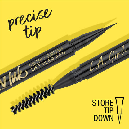 La Girl Cosmetics Eyebrow Product Brow Ink Micro Brush Detailer Pen