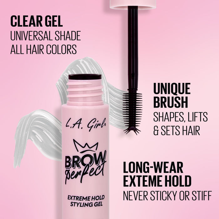 La Girl Cosmetics Eyebrow Product Brow Perfect Extreme Hold Styling Gel