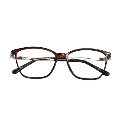 Brown Golden Cat Eye Full Rim