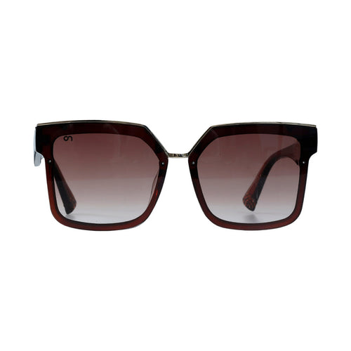Brown & Golden Wayfarer Full Rim