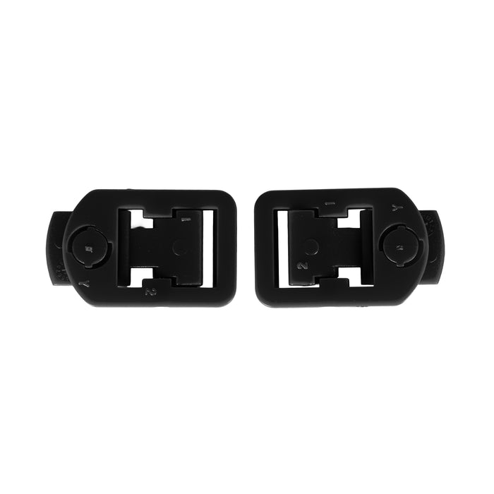 BSX - Mi Goggle Part - Replacement Retainer Clips (2) - Black