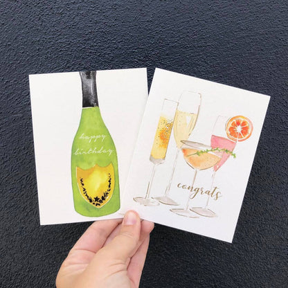 Bubbly Congrats Greeting Card