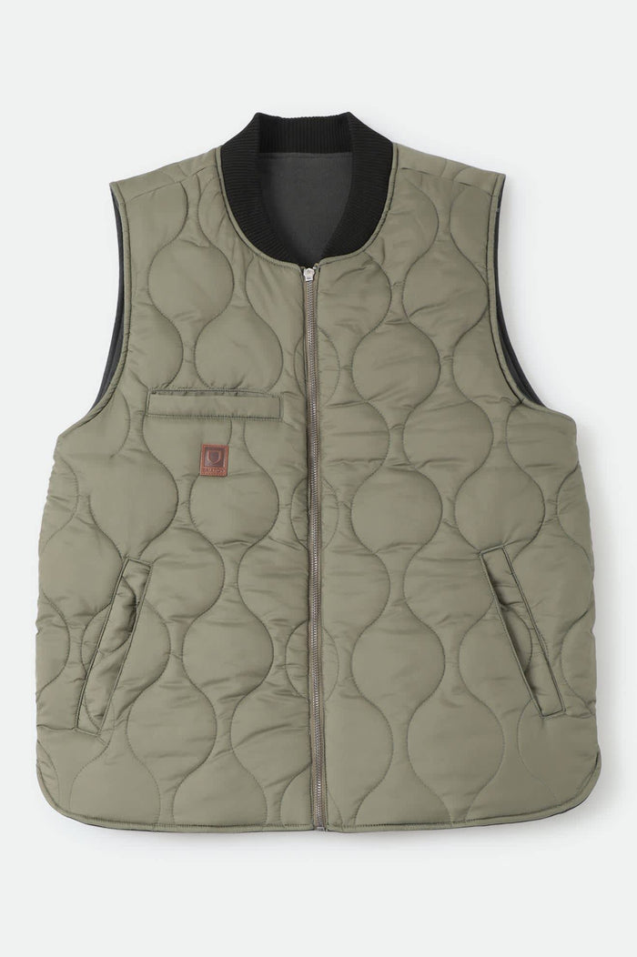 Builders Abraham Reversible Vest - Black/Olive Surplus