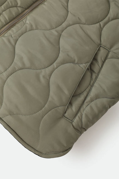 Men's Builders Abraham Reversible Vest in the color Black/Olive Surplus - Additional Laydown image