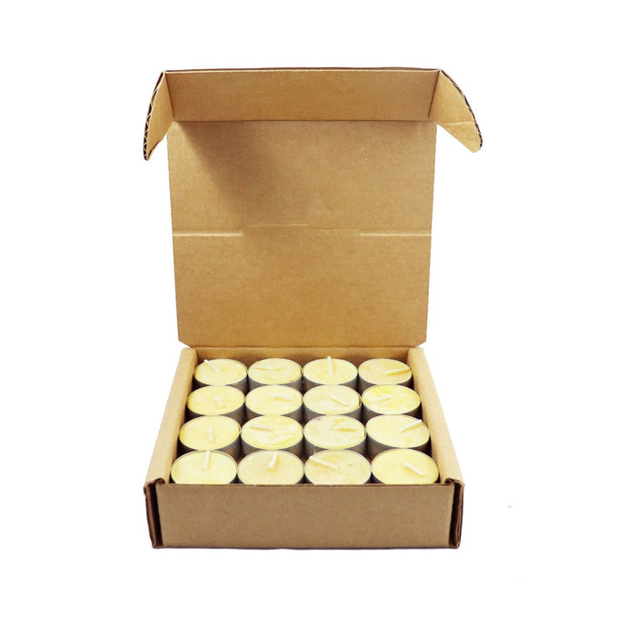 Beeswax Tea Light Candles In Bulk Wholesale - Candlestock.com