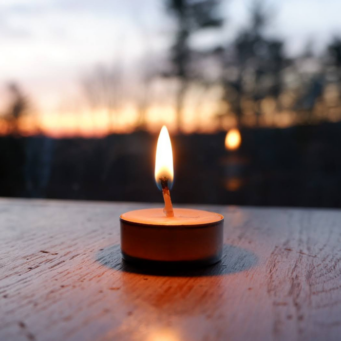 Bulk Beeswax Tea Light Candles - 32 Tea Light Candles