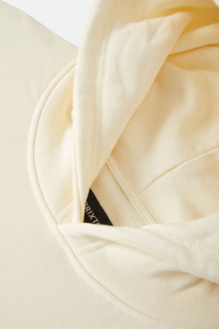 Men's Burger She Wrote Hood in the color Natural - Additional Laydown image