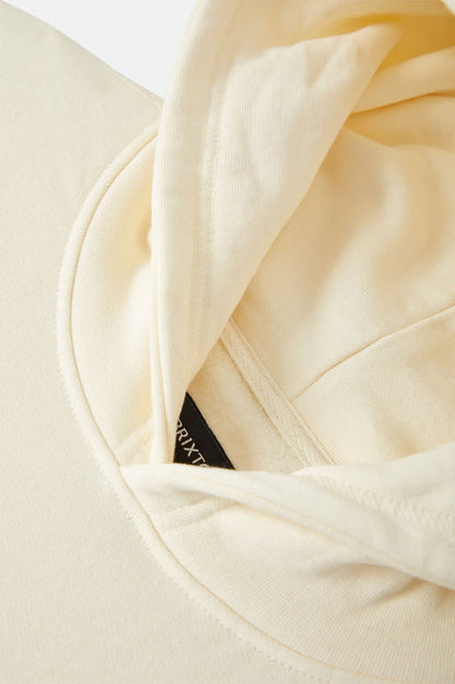 Men's Burger She Wrote Hood in the color Natural - Additional Laydown image