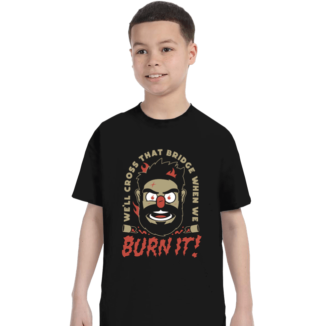 Daily_Deal_Shirts T-Shirts, Youth / XS / Black Burn It Billy