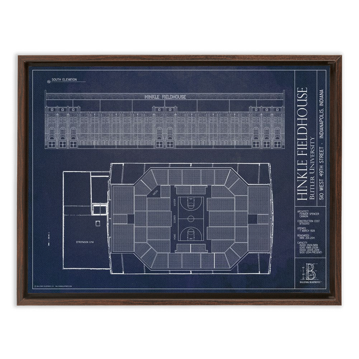 Framed Canvas - Small - Walnut