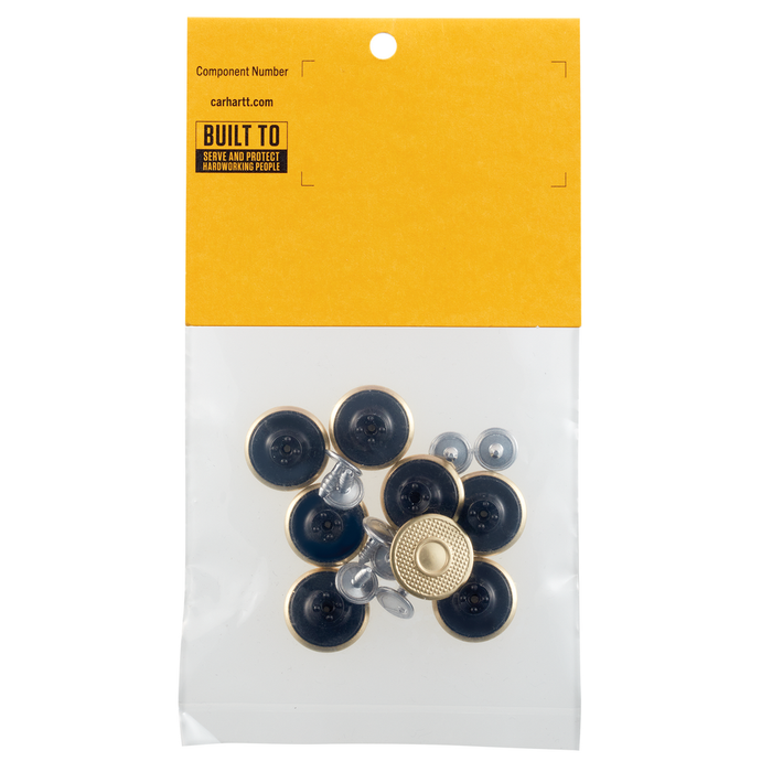Button Kit - BRS-Brass | Carhartt 105515