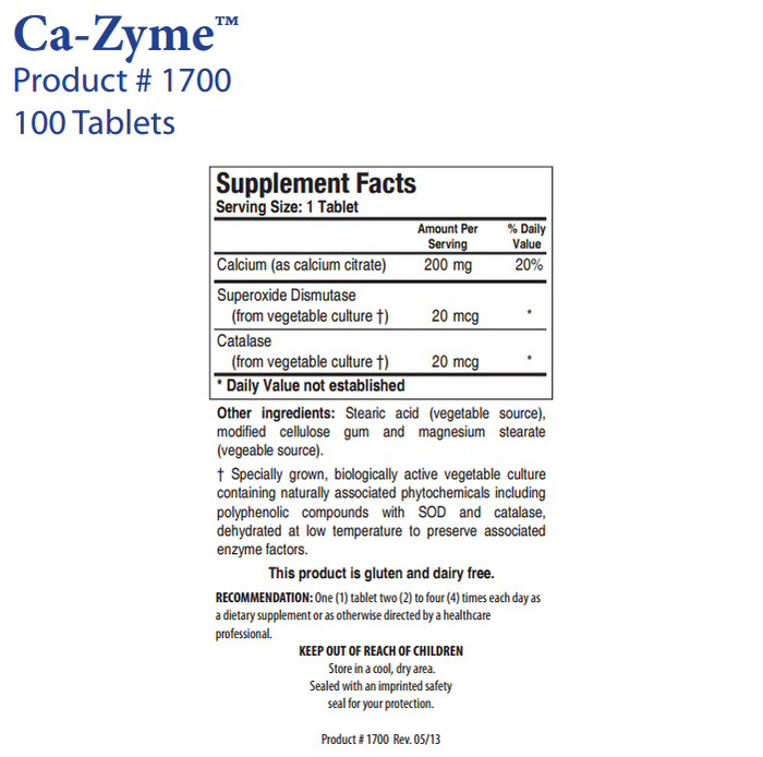 CA-Zyme by Biotics Research