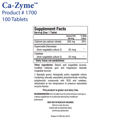 CA-Zyme by Biotics Research