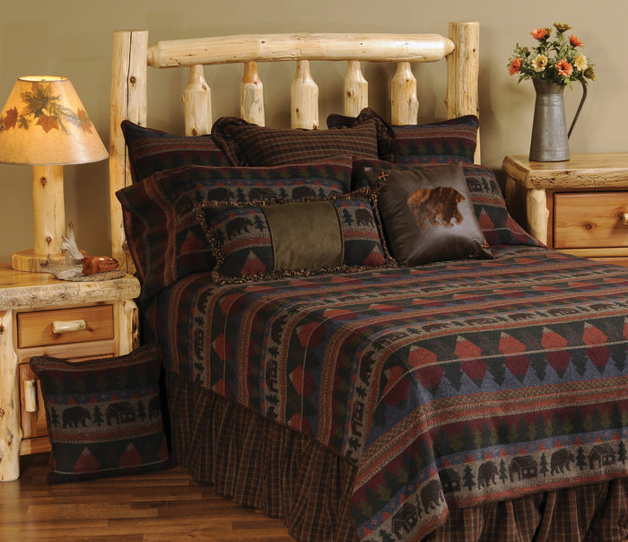 Cabin Bear Alternate Euro Sham - 26"x26"