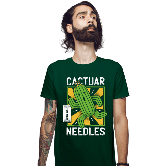 Shirts Fitted Shirts, Mens / Small / Irish Green Cactuar