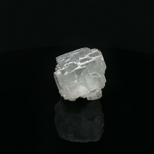 Calcite on fluorite