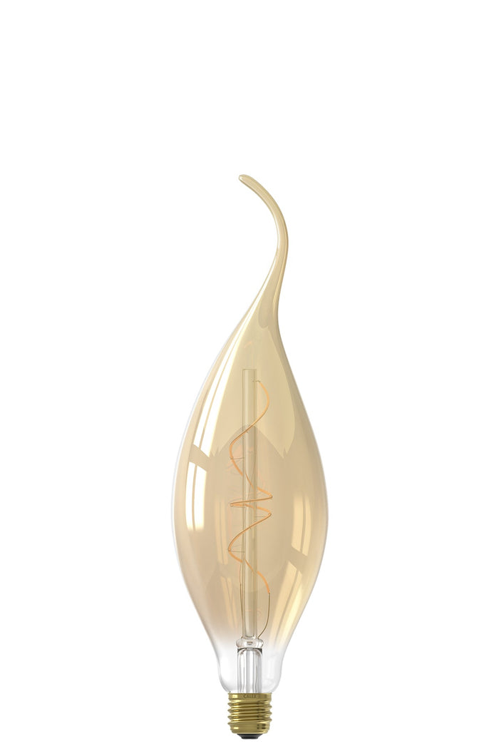 Calex Calpe LED Lamp - E27 - Gold - 4W - Dimmable