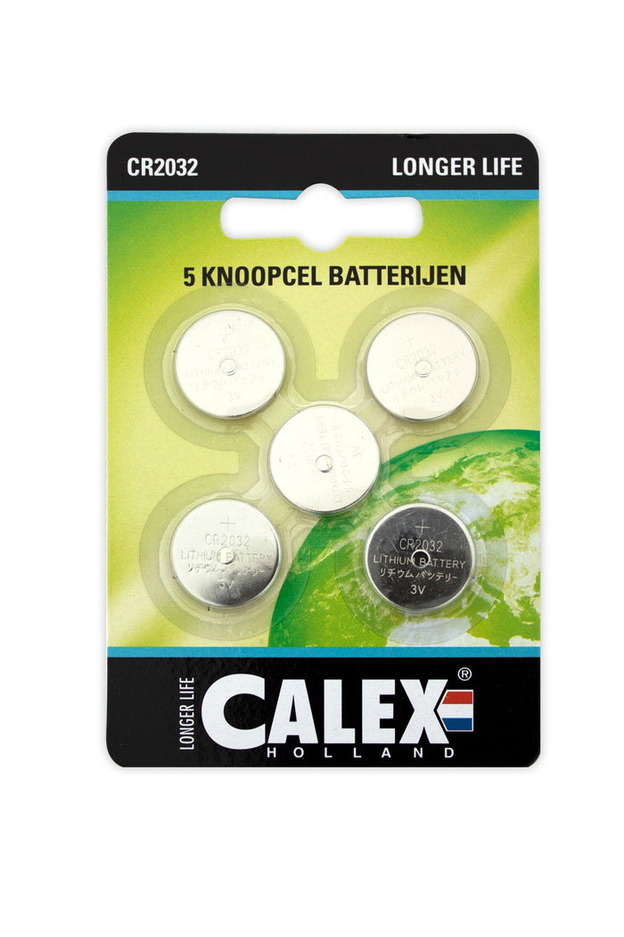 Calex Lithium Cell - CR2032 - 5-Pack