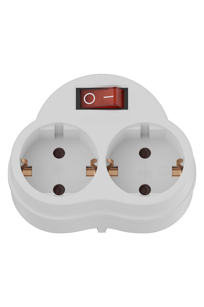 Calex Receptacle - 2-way - with Switch