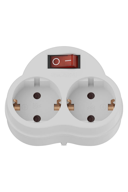 Calex Receptacle - 2-way - with Switch