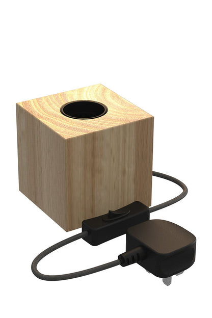 Calex Table Fixture Square - E27 - FSC® Wood