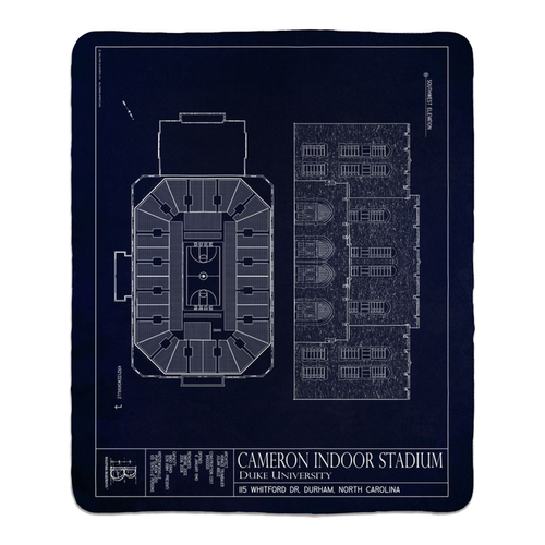 Cameron Indoor Stadium Fleece Sherpa Blankets