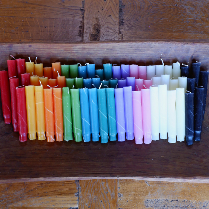 Candlestock Hippie Drippy Drip Candles - 66 Pack