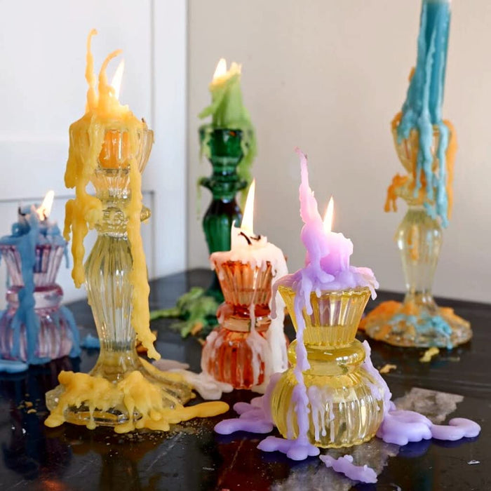 Candlestock Hippie Drippy Drip Candles - 66 Pack