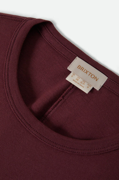 Carefree Organic Garment Dye Perfect T-Shirt - Port