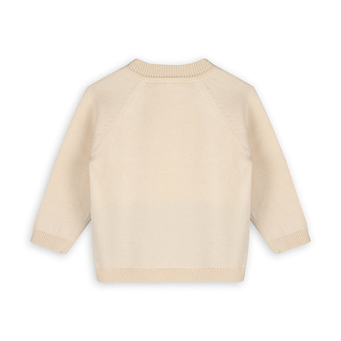 Cars Jacquard Knit Baby Raglan Pullover Sweater (Organic Cotton)
