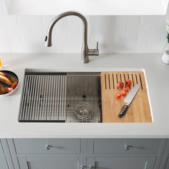 Casa Premium Kitchen Sink Premium Bamboo Cutting Board
