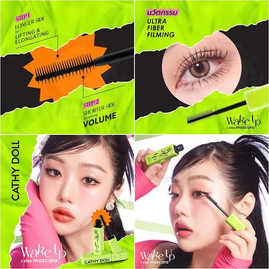 CATHY DOLL Wake Up 2Step Mascara