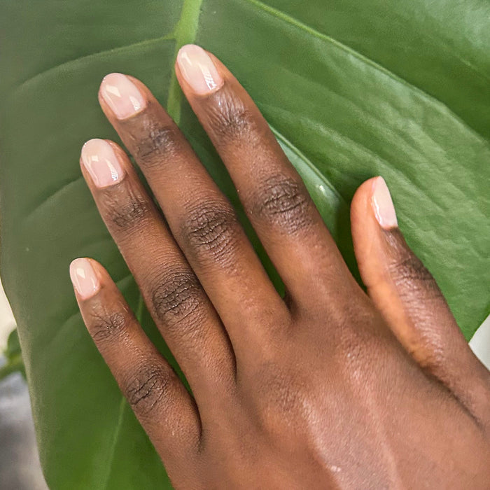 CCT - Gel on natural nails with a sheer pink tone for a gentle, effortless manicure by Olive and June