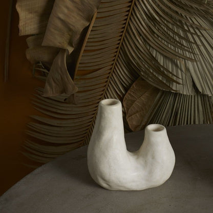 Ceramic Taurus Taper Candle Holder