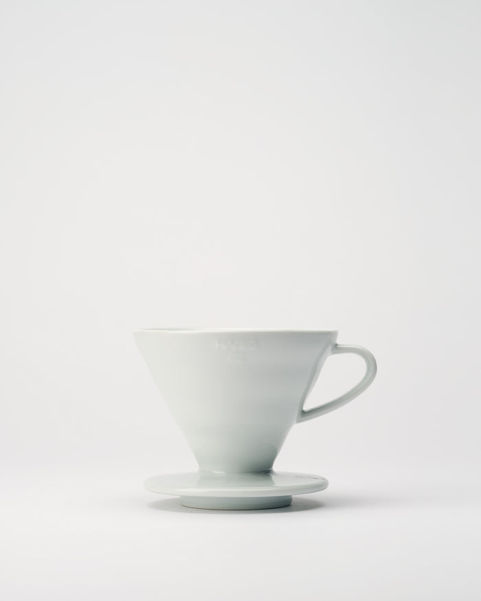 Ceramic V60 02 Dripper in White